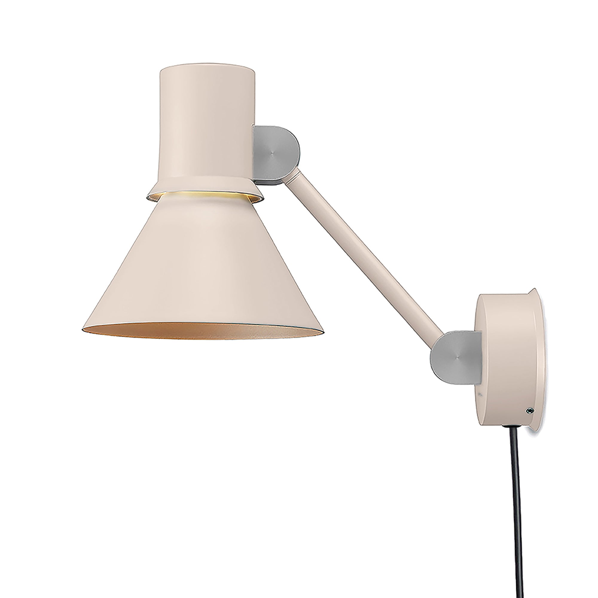 Anglepoise Type 80 W2 Wall Light in Pale Putty, Cable & Plug — packshot