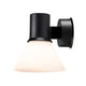 Anglepoise Type 80 W4 Wall Light in Matte Black Opal Glass — packshot