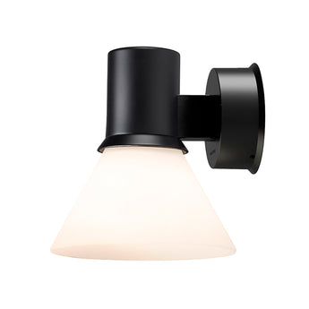 Anglepoise Type 80 W4 Wall Light Matte Black Opal Glass