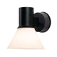 Anglepoise Type 80 W4 Wall Light in Matte Black Opal Glass — packshot, detail