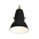 Anglepoise Original 1227 Brass Wall Lamp in Jet Black — packshot, detail