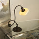 Louis Poulsen PH 1/1 Piano Table Lamp in Aged Brass — lifestyle, detail