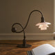 Louis Poulsen PH 1/1 Piano Table Lamp in Aged Brass — lifestyle
