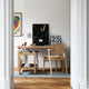 Artek Aalto Rectangular Dining Table 80A — lifestyle, with Artek Domus Chair and Tea Trolley 901