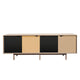 Andersen S1 Sideboard in Oak with Multi Earth doors — packshot