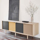 Andersen S1 Sideboard in Oak Soap with Multi Earth doors — lifestyle