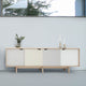 Andersen S1 Sideboard in Oak with Multi Sand doors — lifestyle