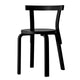 Artek 68 Dining Chair in Black Lacquered — packshot