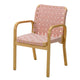 Artek Armchair 45 in Honey Stained, Natural/Red Webbing, Bare Armrests — packshot