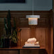 Artek A201 Pendant Light in White & Brass — lifestyle