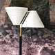 Artek A810 Floor Light, Tube Polished Brass — lifestyle, detail
