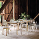 Artek Dining Chairs in White Lacquered — lifestyle, dining room