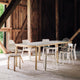 Artek Dining Chairs in White Lacquered — lifestyle, dining room
