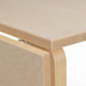 Artek Aalto DL81C Foldable Dining Table in Birch Veneer — packshot, detail