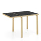 Artek Aalto DL81C Foldable Dining Table in Black Linoleum — packshot