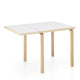 Artek Aalto DL81C Foldable Dining Table in White HPL — packshot