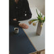 Artek Aalto DL81C Foldable Dining Table in Vapour Linoleum, Smokey Blue Drop Leaf — lifestyle