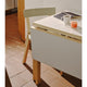 Artek Aalto DL81C Foldable Dining Table in White HPL — lifestyle, with Artek 69 Chair