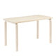Artek Aalto Rectangular Dining Table 80A in Birch Veneer — packshot