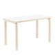 Artek Aalto Rectangular Dining Table 80A in White HPL — packshot