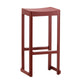 Artek Atelier Bar Stool 75cm in Beech Dark Red — packshot
