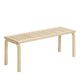 Artek 153A Bench, Slatted Top, Natural Lacquer — packshot