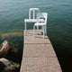 Artek 153B Bench, Slatted Top, White Lacquer with Stool 60 and Chair 66 — lifestyle