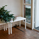 Artek 153B Bench, Slatted Top, White Lacquer — lifestyle