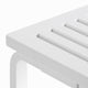 Artek 153B Bench, Slatted Top, White Lacquer — packshot, detail