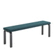 Artek 168B Bench Upholstered Seat, Black Lacquered — packshot