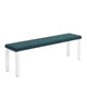 Artek 168B Bench Upholstered Seat, White Lacquered — packshot