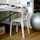 Artek 69 Dining Chair in White Lacquered — lifestyle, home office