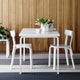 Artek 69 Dining Chair in White Lacquered — lifestyle, dining room