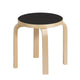 Artek NE60 Children's Stool in Black Linoleum — packshot