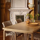 Artek Armchair 45 in Natural/White Webbing with A333 Table in Wild Birch — lifestyle