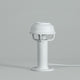 Artek Kori Table Light in White — studio, unlit