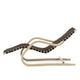 Artek Lounge Chair 43 in Natural Birch, Black Brown Webbing — packshot, detail