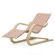 Artek Lounge Chair 43 in Natural Birch, Natural Red Webbing — packshot, detail