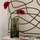 Audo Aer Vase 49cm in Smoke Glass — lifestyle