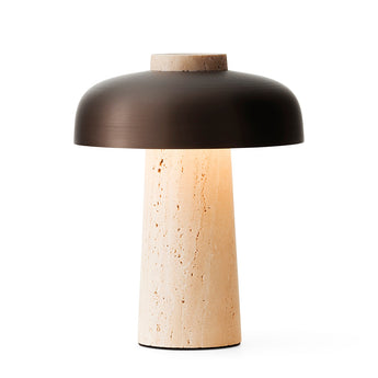 Audo Reverse Portable Table Lamp — packshot, light on