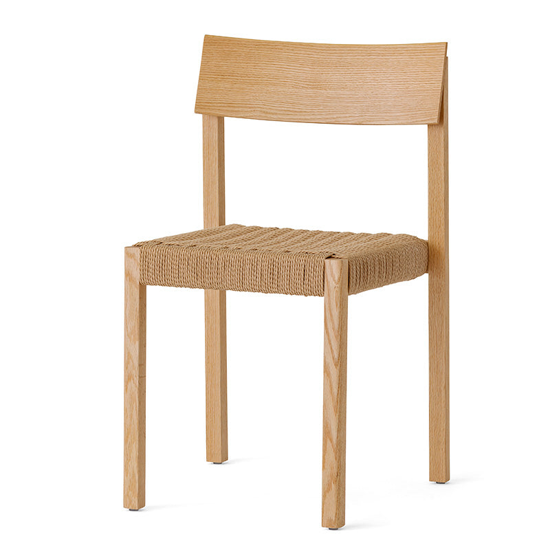 Audo Mauro Dining Chair Paper Cord Seat in Natural Oak — packshot