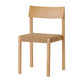 Audo Mauro Dining Chair Paper Cord Seat in Natural Oak — packshot