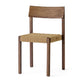 Audo Mauro Dining Chair Paper Cord Seat in Dark Stained Oak — packshot