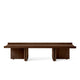 Audo Conrad Lounge Table in Dark Stained Oak — packshot, detail
