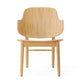 Audo The Penguin Wooden Lounge Chair in Natural Oak — packshot, detail