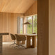 Audo Chancery Pendant Lamp — studio, with Androgyne Dining Table, Harbour Dining Chair, Swivel