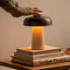 Audo Reverse Portable Table Lamp — lifestyle, with Androgyne Lounge Table