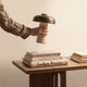 Audo Reverse Portable Table Lamp — lifestyle, with Androgyne Lounge Table