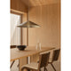 Audo Chancery Pendant Lamp — studio, with Androgyne Dining Table, Ready Chair