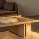 Audo Conrad Lounge Table — lifestyle, with Offset Sofa